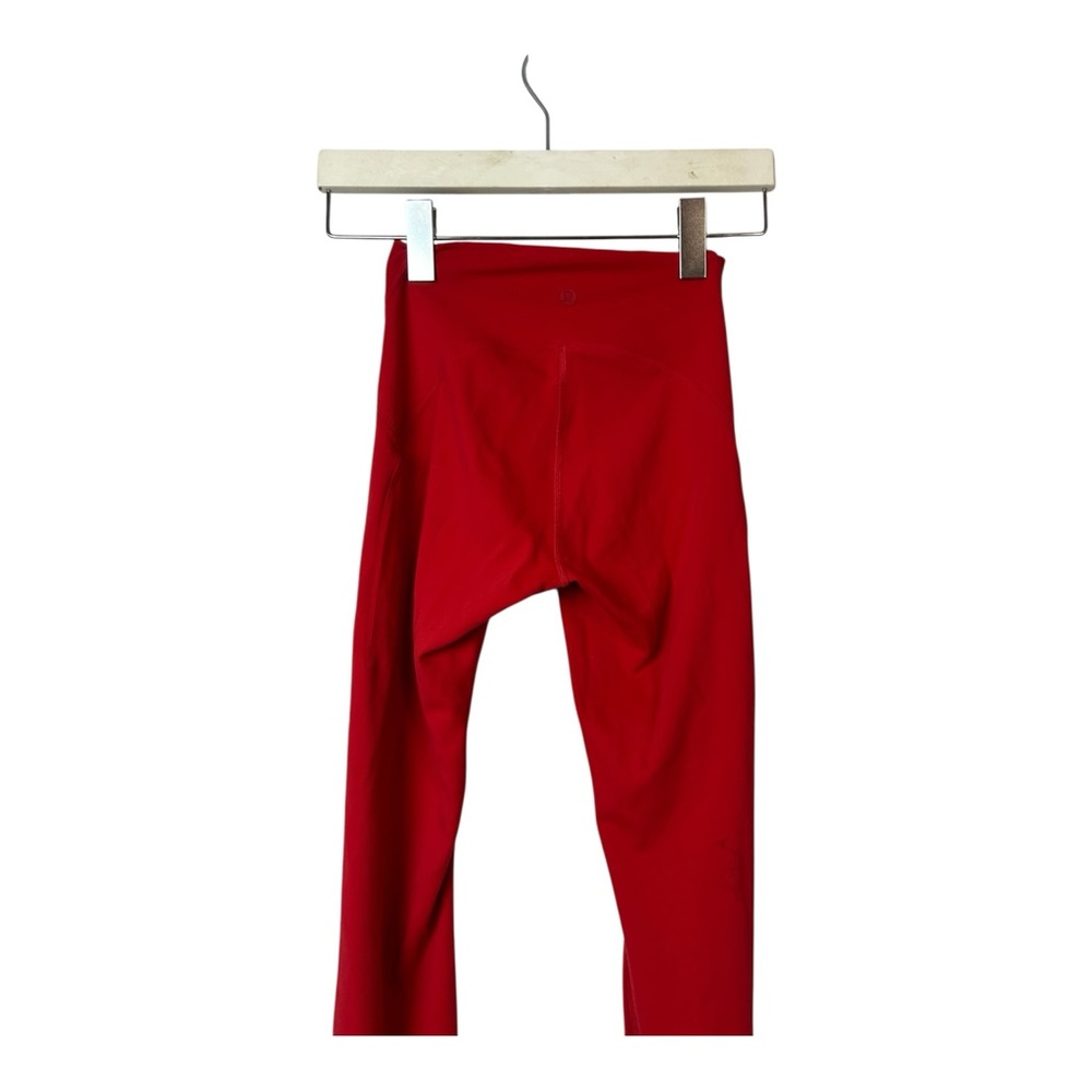 Lululemon Instill High-Rise Tight 25" Dark Red women’s size 2 - Picture 10 of 11